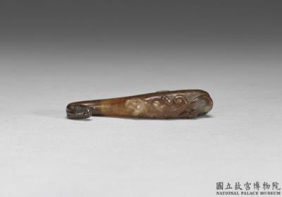 图片[2]-Bluish jade belt hook with “ch’ih” dragon decoration-China Archive